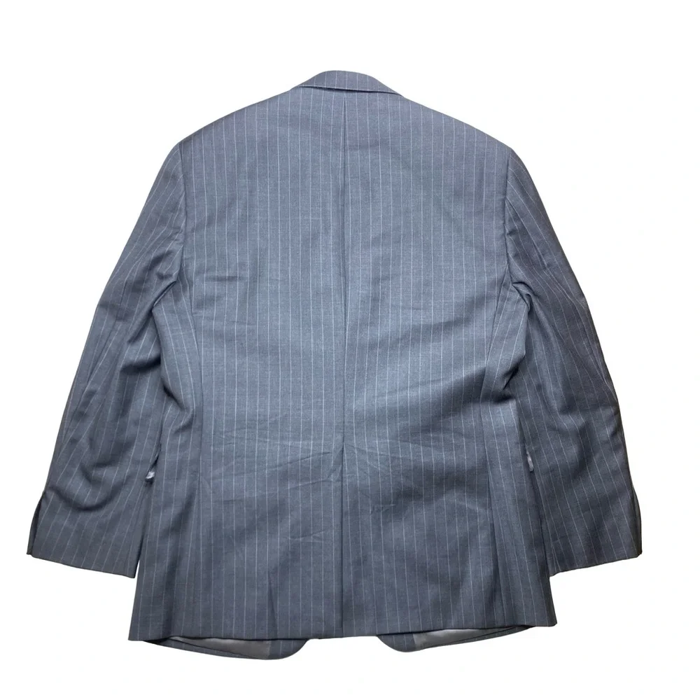 Men’s Lauren‎ Ralph Lauren Charcoal Pinstripe Suit Blazer Coat 38S